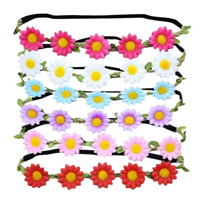 Lilla Daisy Flower Pannband